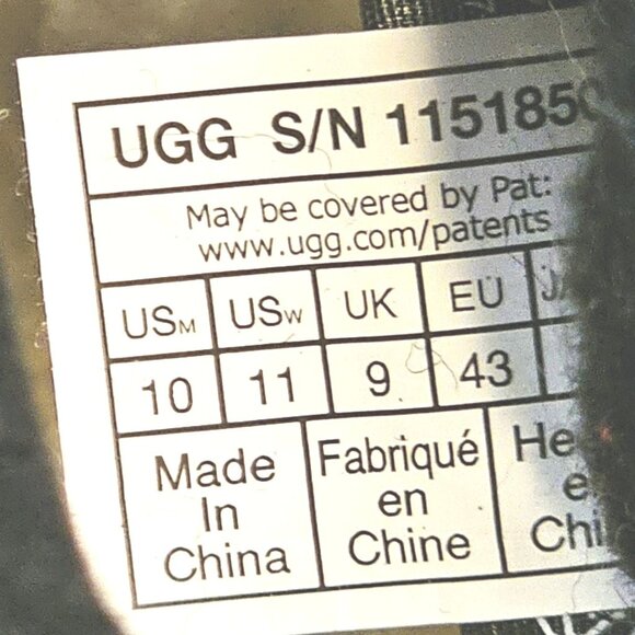 UGG SHASTA BOOT TALL PINK GLOW LEATHER WOOL ALL GENDER BOOTS - SIZE US M10/W11 - Picture 8 of 13